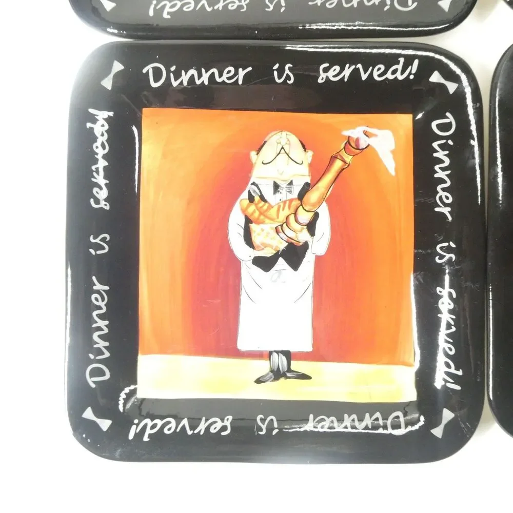4 Square Plates 8